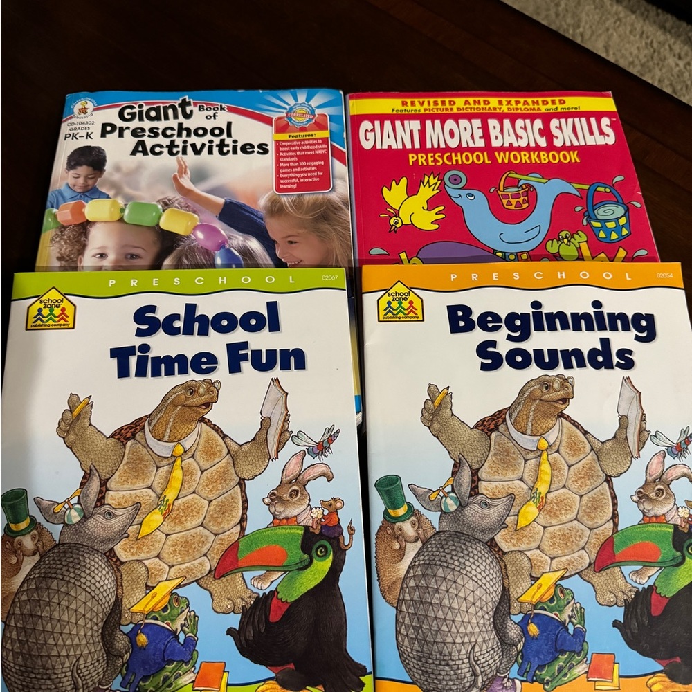 Preschool Activities Book Set-4 Books